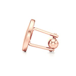 Round Classic Initials Cufflinks