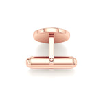 Round Classic Initials Cufflinks