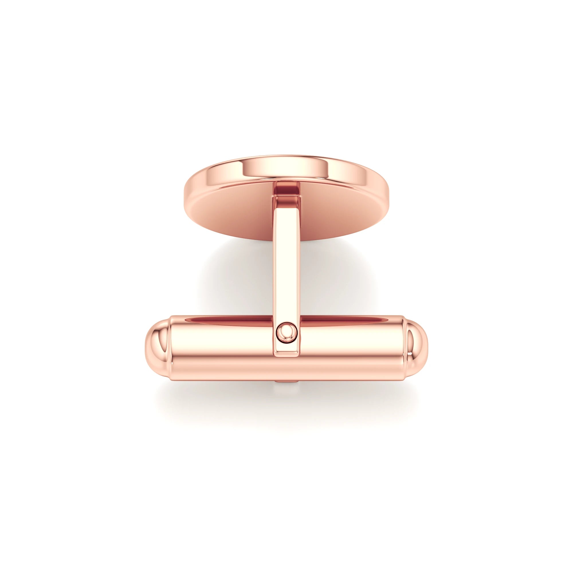 Round Classic Initials Cufflinks