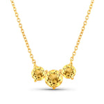 Trinity Round Cut Solitaire Necklace