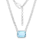 Emerald Cut Statement Necklace