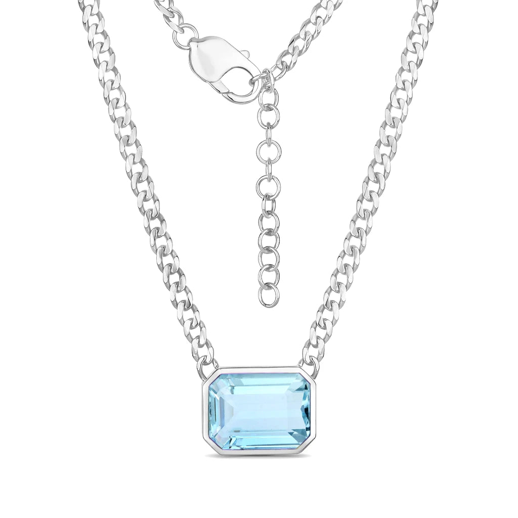 Emerald Cut Statement Necklace