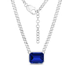 Emerald Cut Statement Necklace