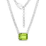 Emerald Cut Statement Necklace