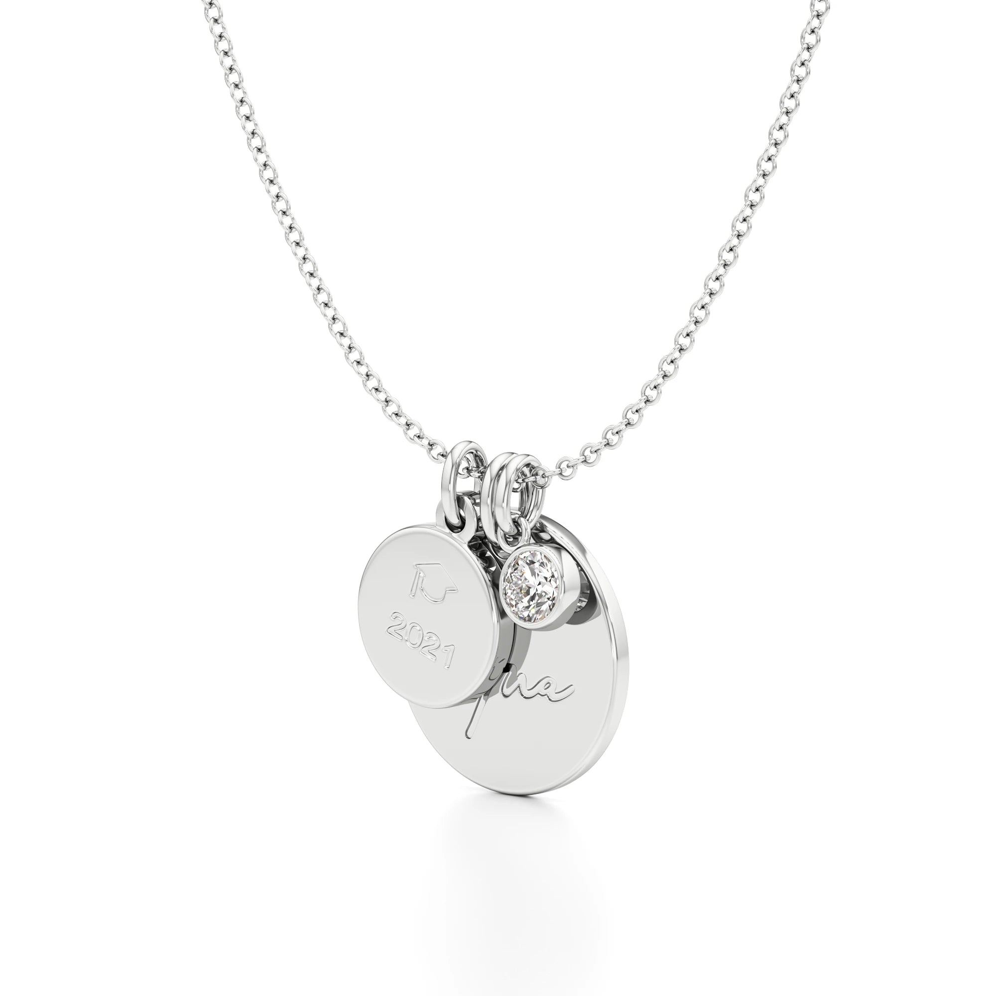 Graduation Necklace with a Diamond Accent