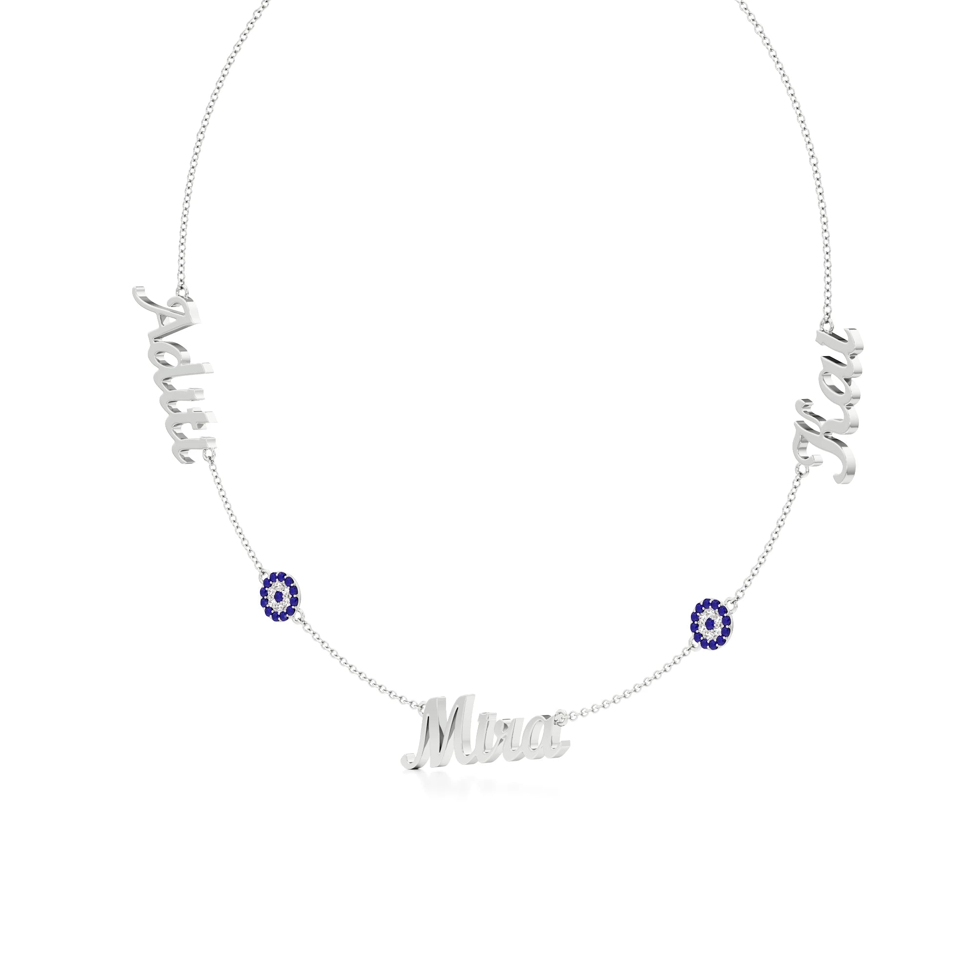 Multi Name Evil Eye Necklace