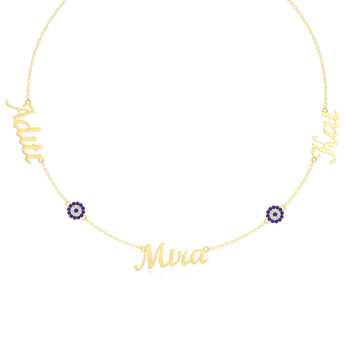 Multi Name Evil Eye Necklace