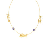 Multi Name Evil Eye Necklace