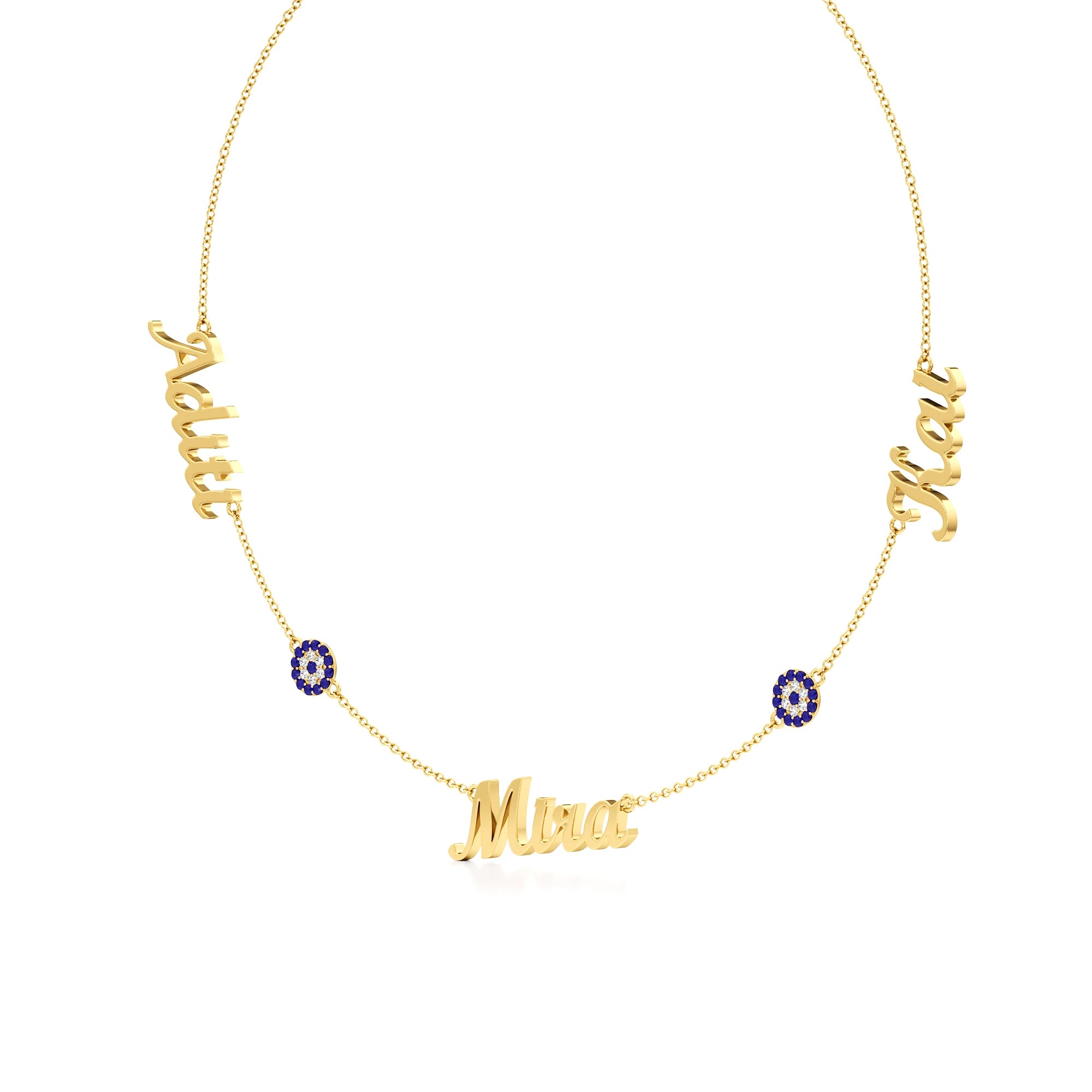 Multi Name Evil Eye Necklace