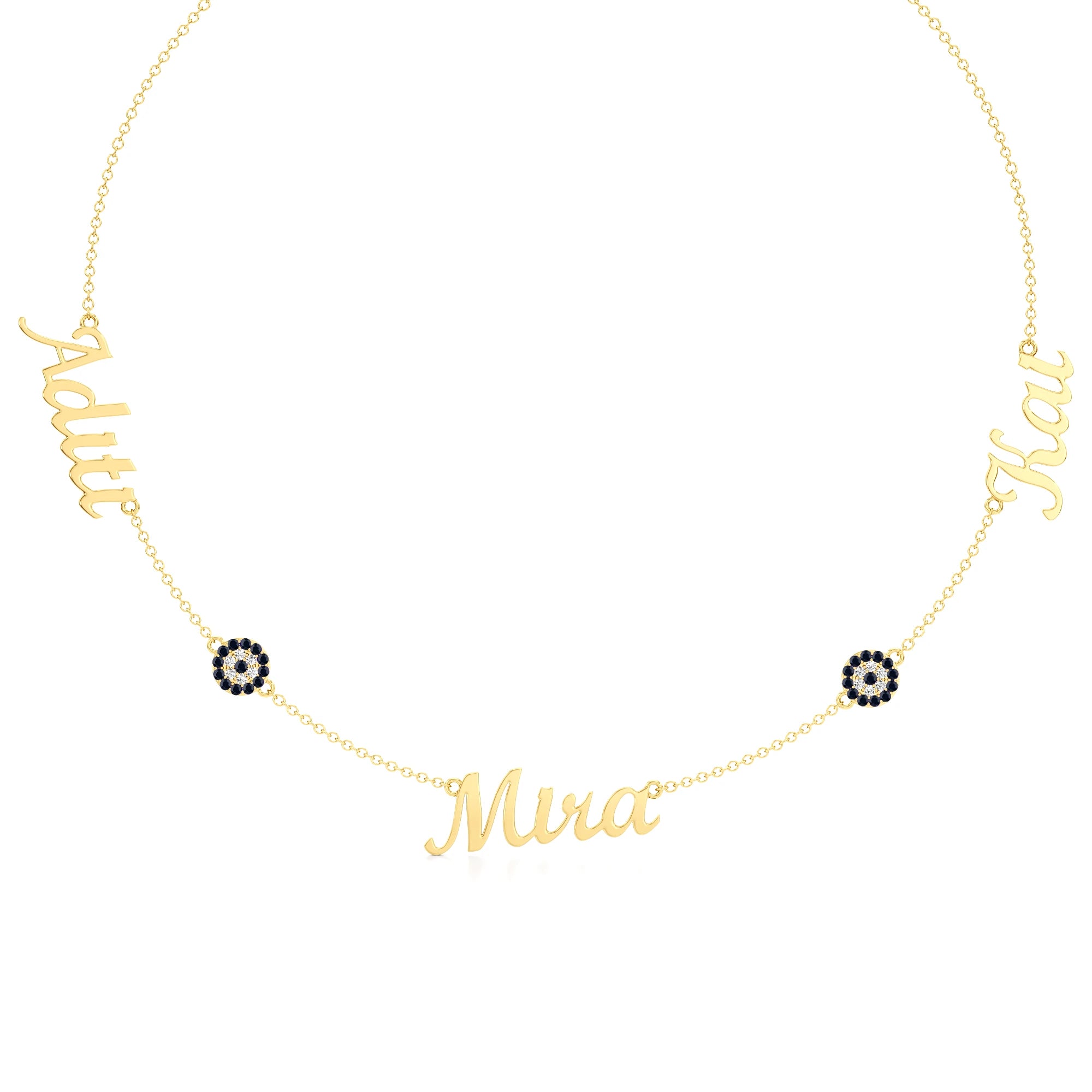 Multi Name Evil Eye Necklace