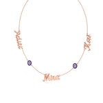 Multi Name Evil Eye Necklace