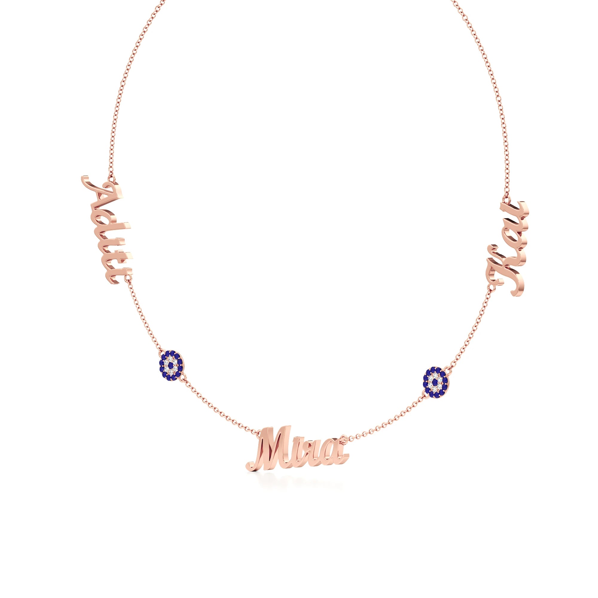 Multi Name Evil Eye Necklace