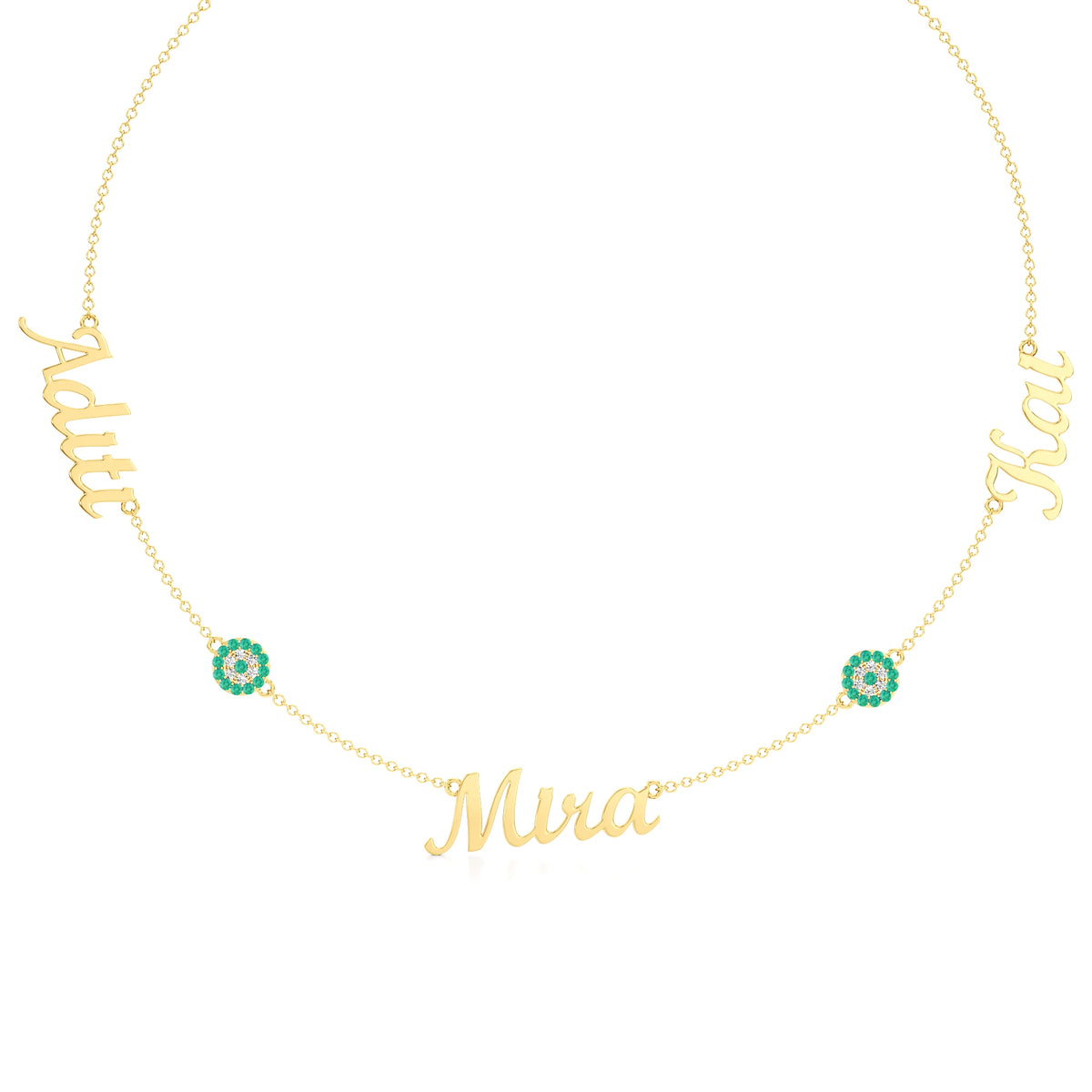Multi Name Evil Eye Necklace