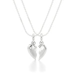 Two Piece Heart Necklace