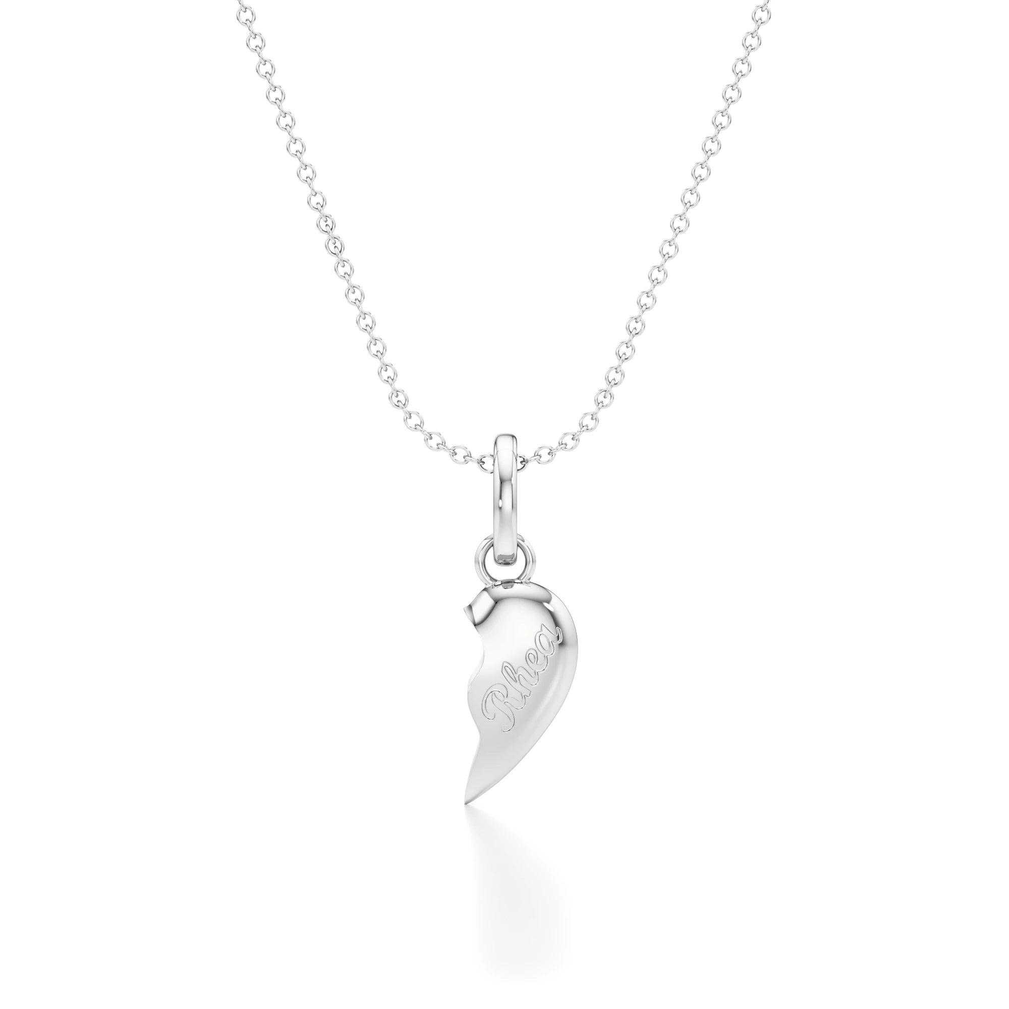 Two Piece Heart Necklace