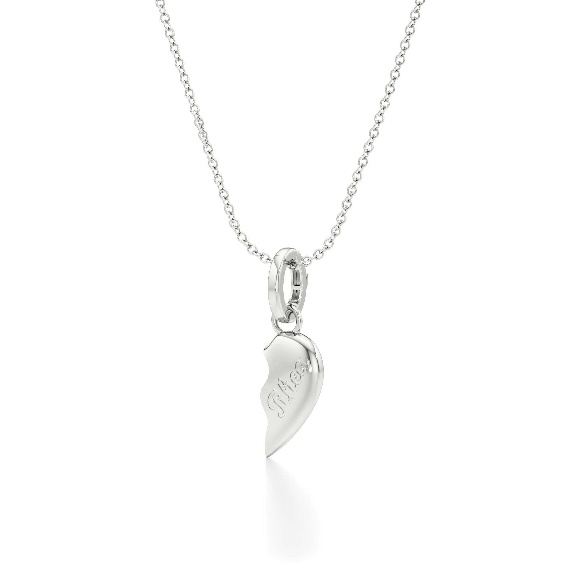Two Piece Heart Necklace