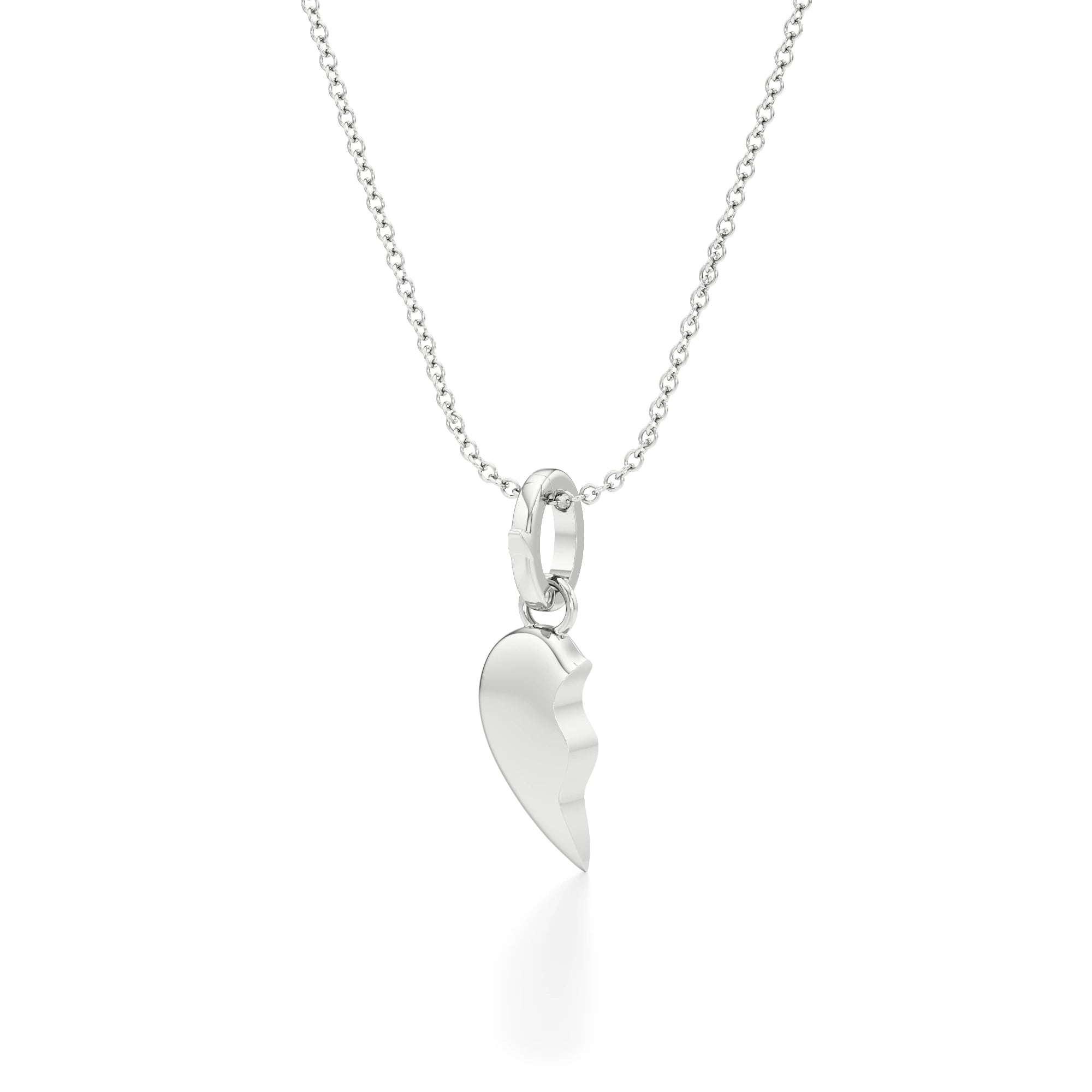 Two Piece Heart Necklace