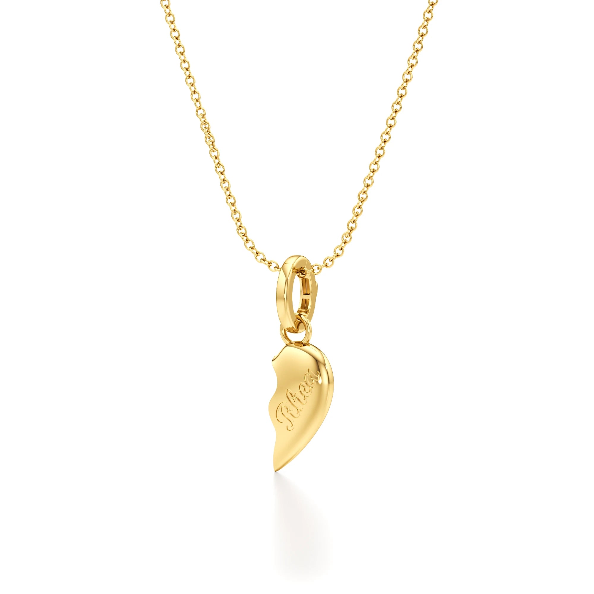 Two Piece Heart Necklace