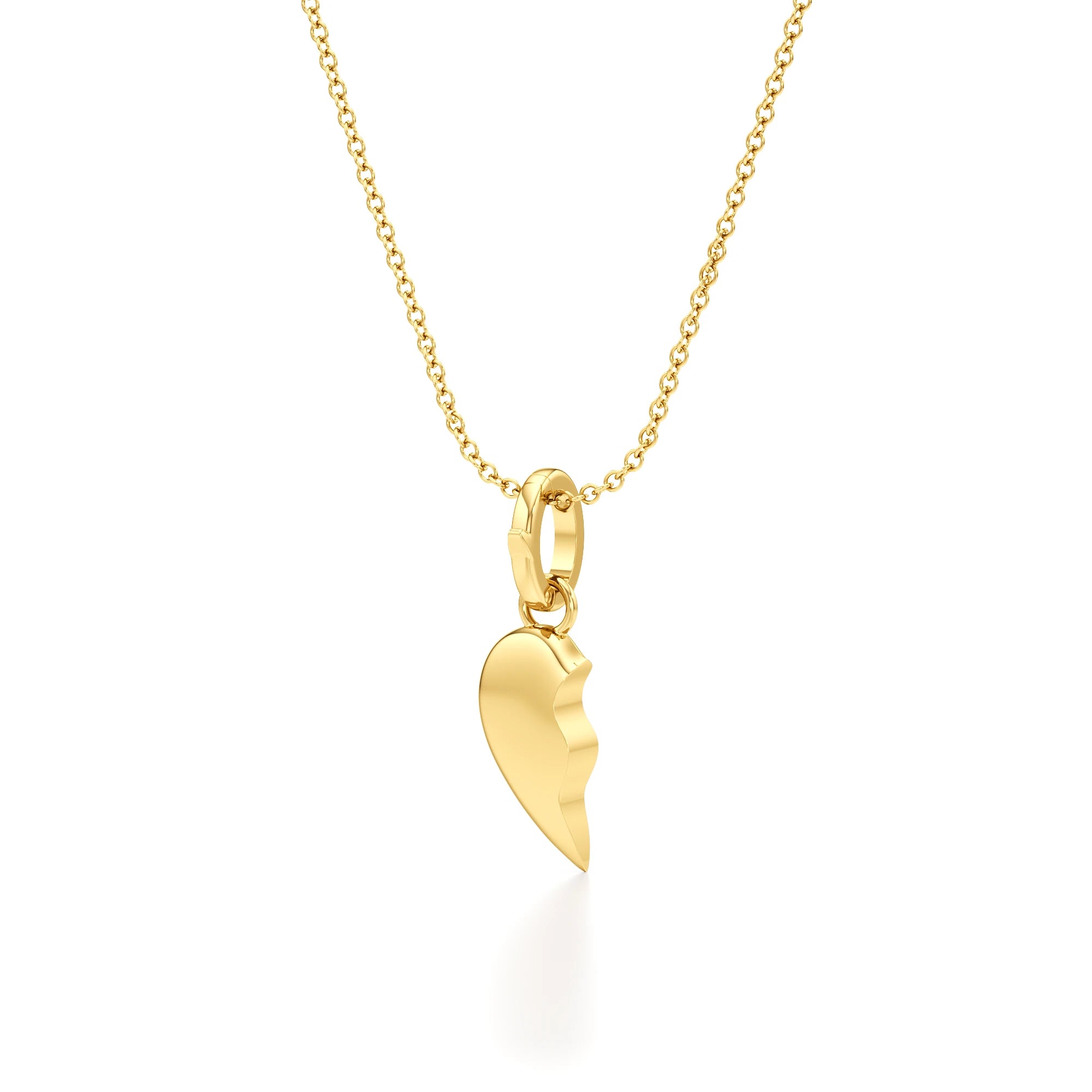 Two Piece Heart Necklace