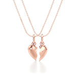 Two Piece Heart Necklace