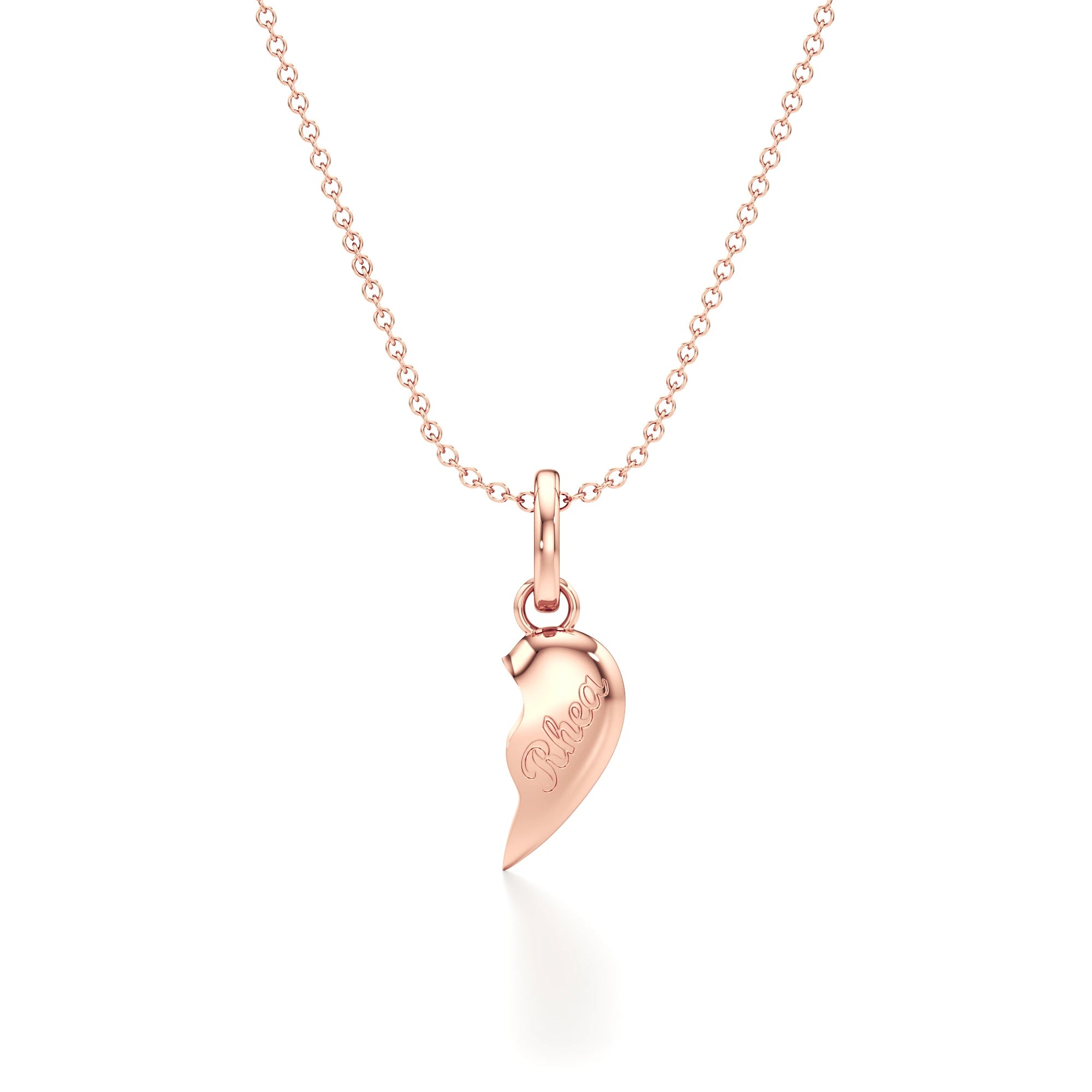 Two Piece Heart Necklace