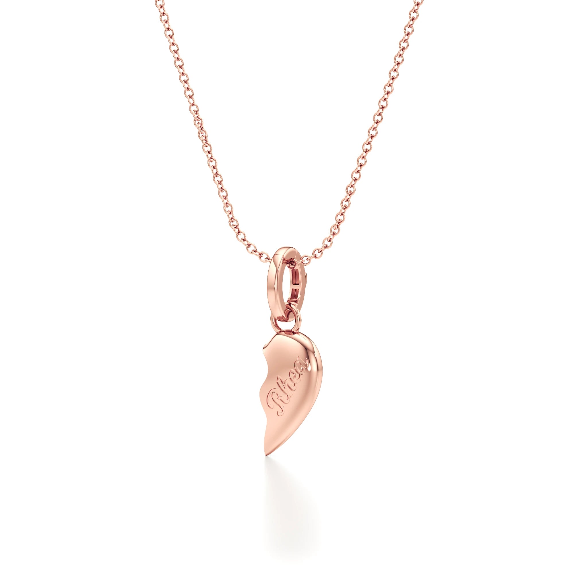Two Piece Heart Necklace