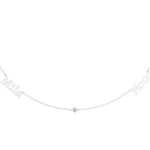 Multi Name Necklace with Diamond Accents