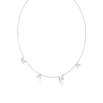 Mama Necklace in Diamond Pavé