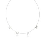 Mama Necklace in Diamond Pavé