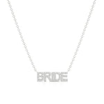 Bride Necklace in Diamond Pavé