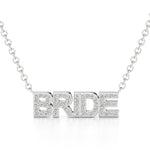 Bride Necklace in Diamond Pavé