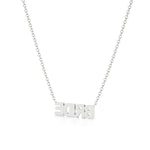 Bride Necklace in Diamond Pavé