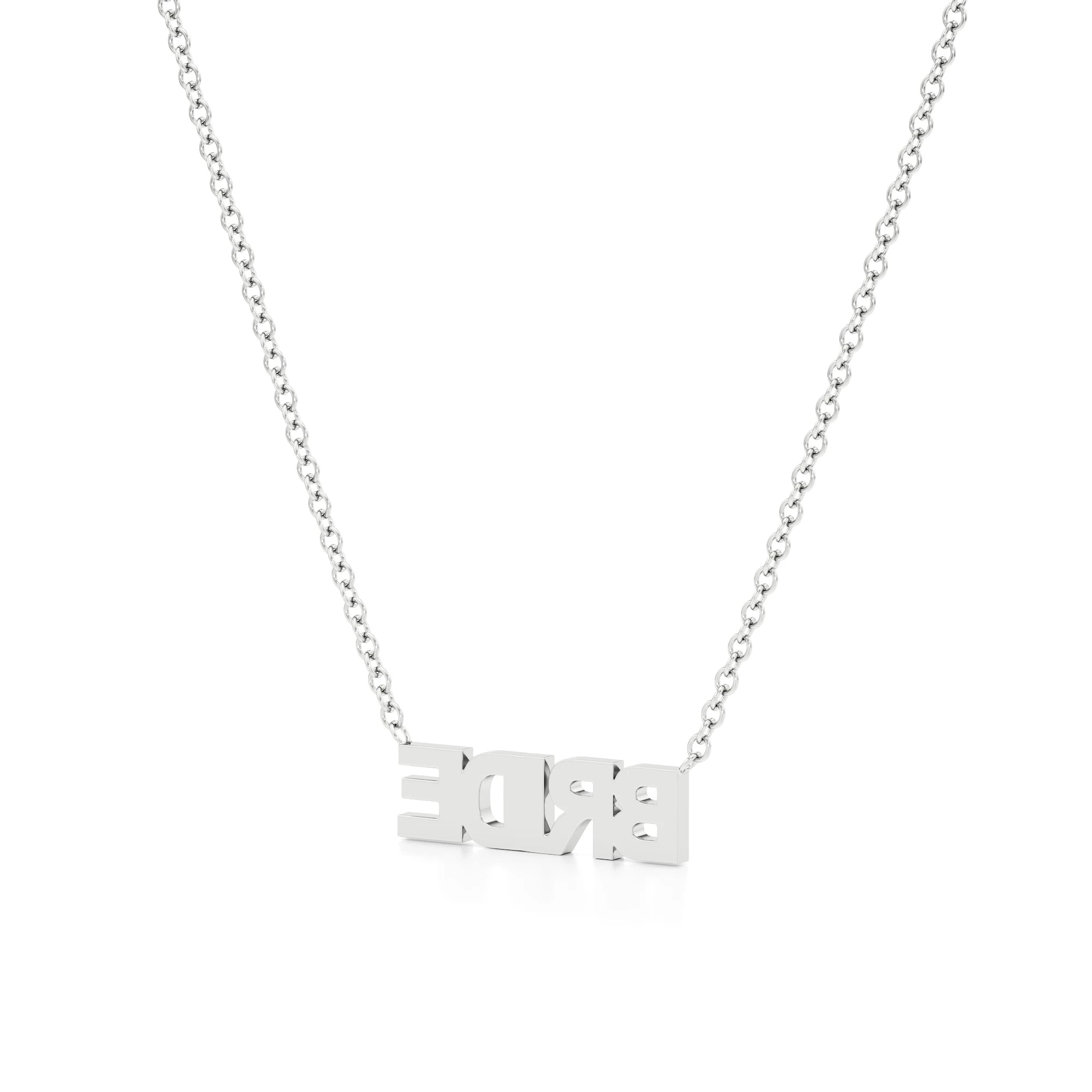 Bride Necklace in Diamond Pavé