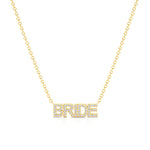 Bride Necklace in Diamond Pavé