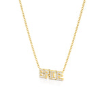 Bride Necklace in Diamond Pavé