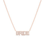 Bride Necklace in Diamond Pavé