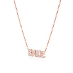 Bride Necklace in Diamond Pavé