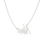 Name Necklace in Diamond Pavé