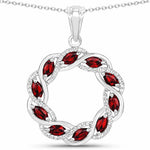 Diamond Accented Halo Cocktail Pendant