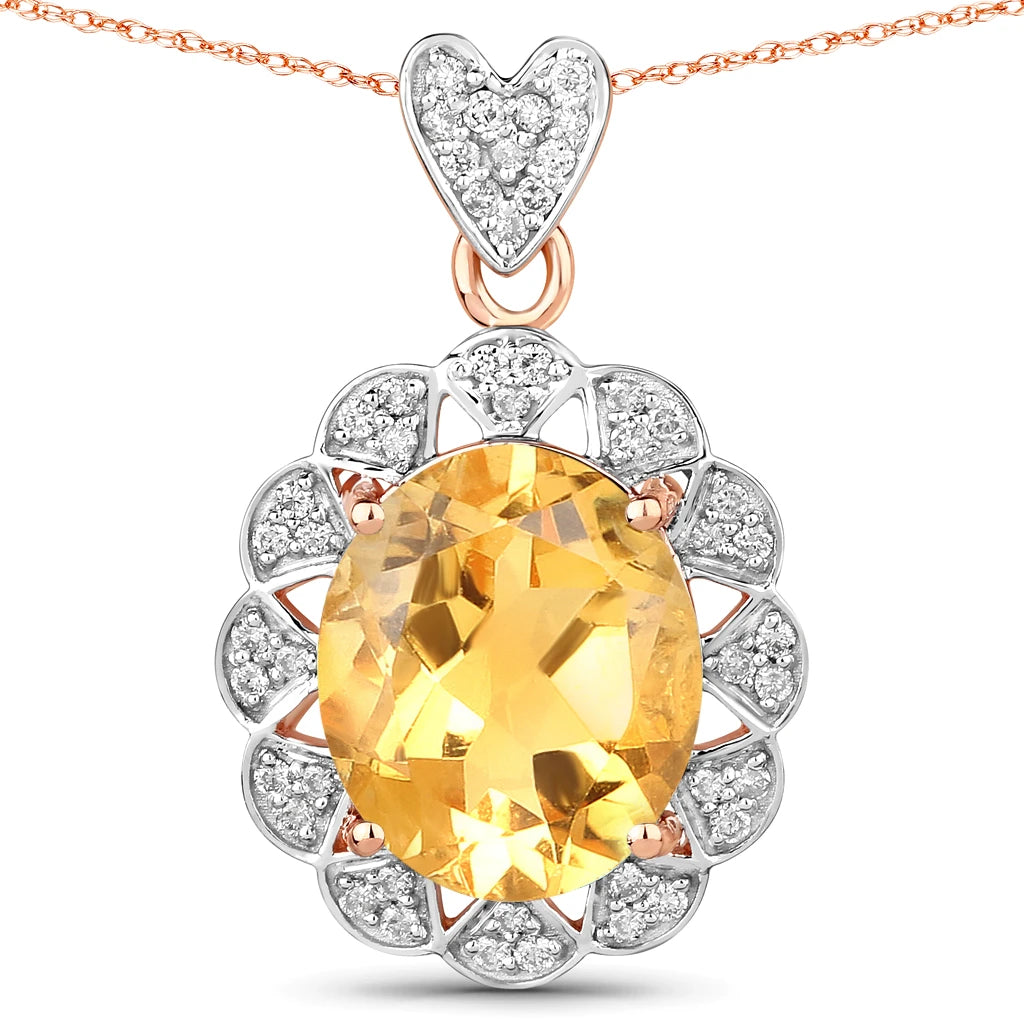 Oval Cut  Halo Pendant