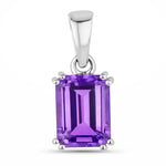 Classic Emerald Cut Pendant