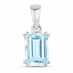 Classic Emerald Cut Pendant