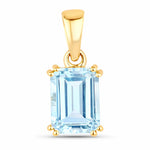 Classic Emerald Cut Pendant