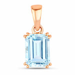 Classic Emerald Cut Pendant