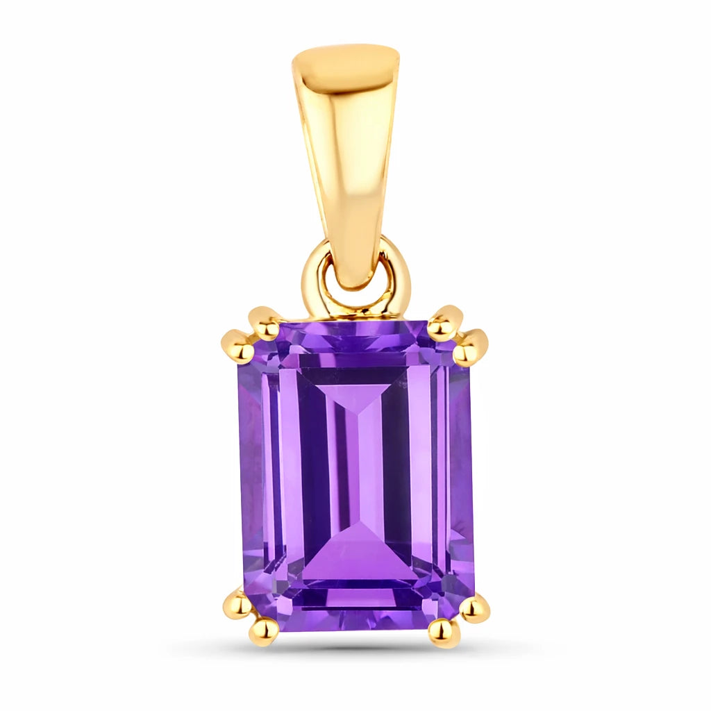 Classic Emerald Cut Pendant