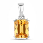 Classic Emerald Cut Pendant