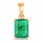 Classic Emerald Cut Pendant