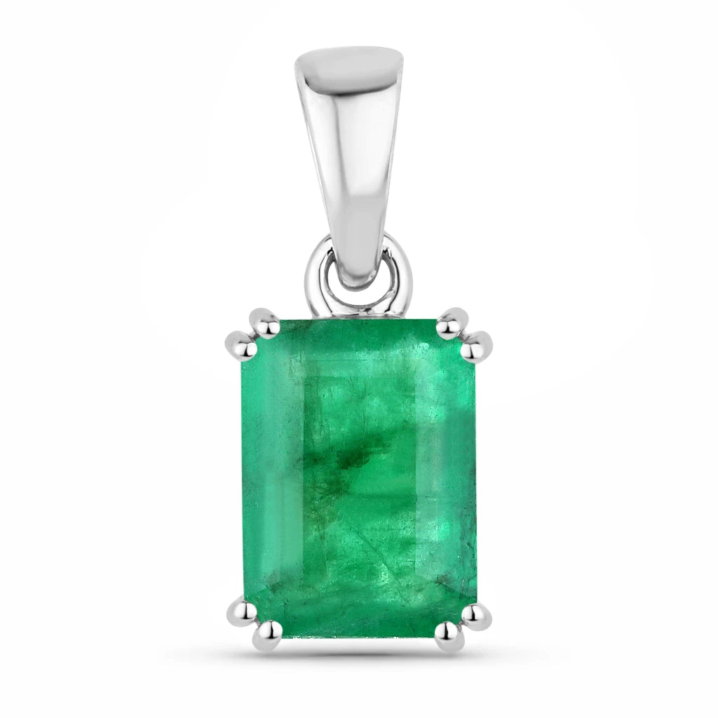 Classic Emerald Cut Pendant