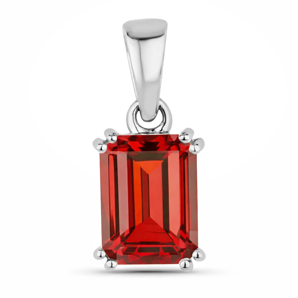 Classic Emerald Cut Pendant