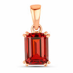 Classic Emerald Cut Pendant